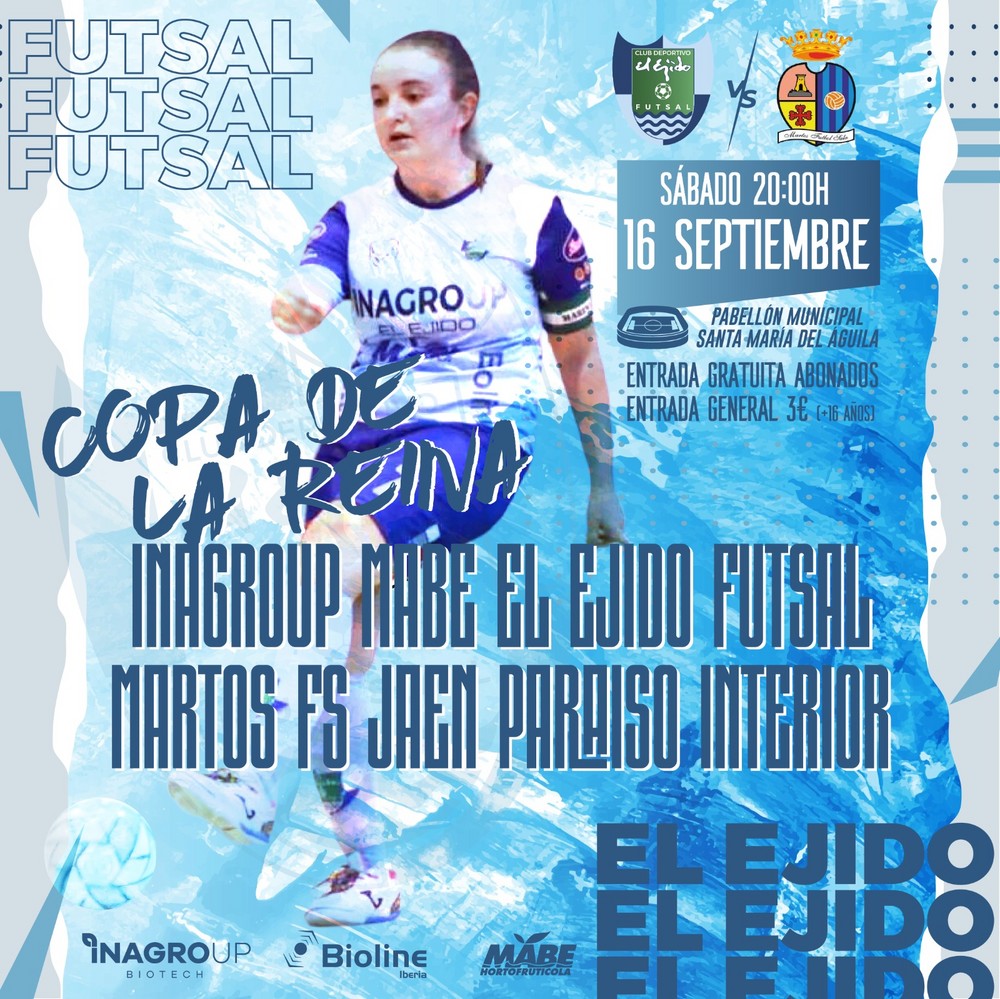 El Ejido tiene una cita este sábado con la Copa de la Reina de Futsal