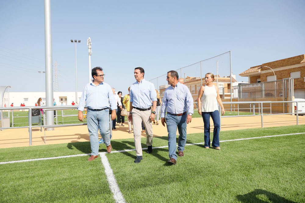 Diputación y Ayuntamiento impulsan el deporte en La Venta del Viso y La Mojonera con nuevas inversiones