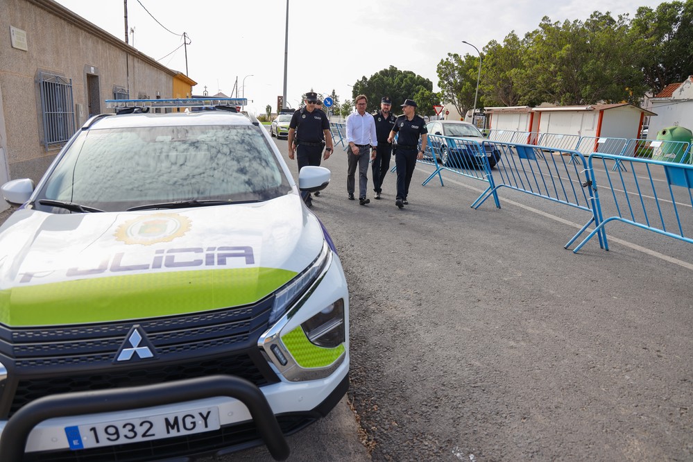  Las cámaras de videovigilancia refuerzan el dispositivo de seguridad en la peregrinación al Cristo de la Luz de Dalías