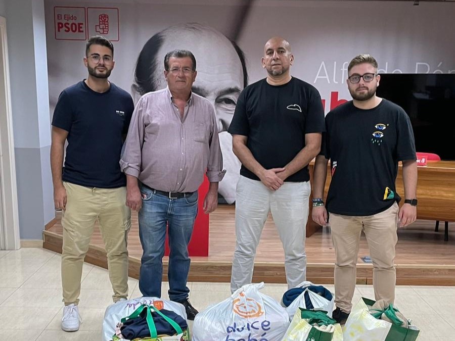 El PSOE hace entrega del material de ayuda para las víctimas del terremoto de Marruecos