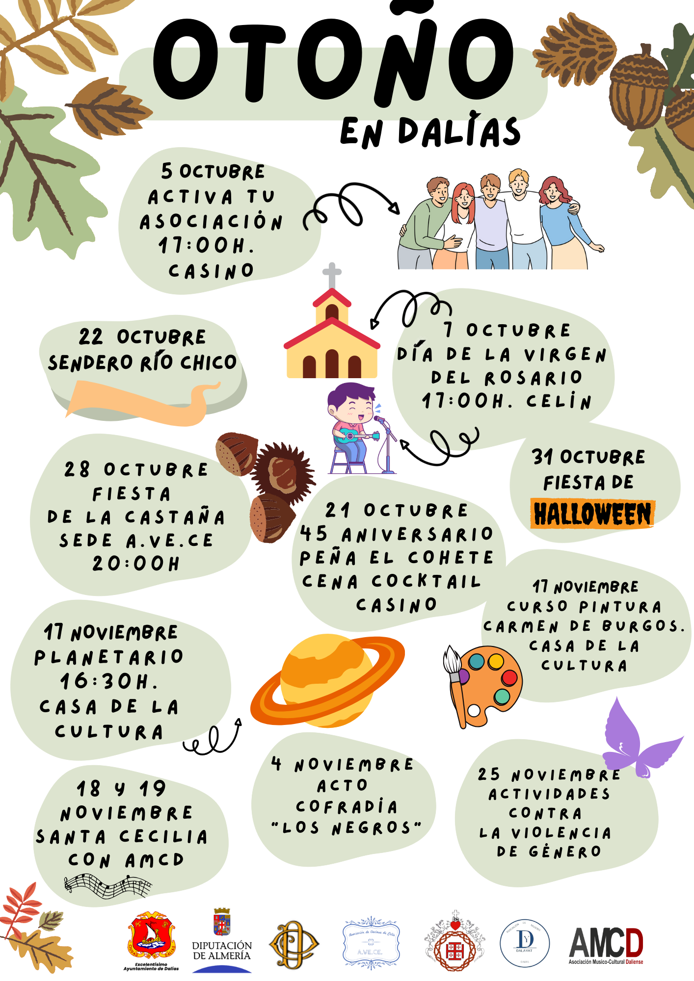 El Ayuntamiento de Dalías presenta la programación de otoño