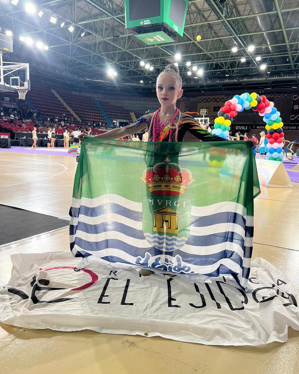 Sara Stancu, de Rítmica El Ejido, subcampeona de Andalucía