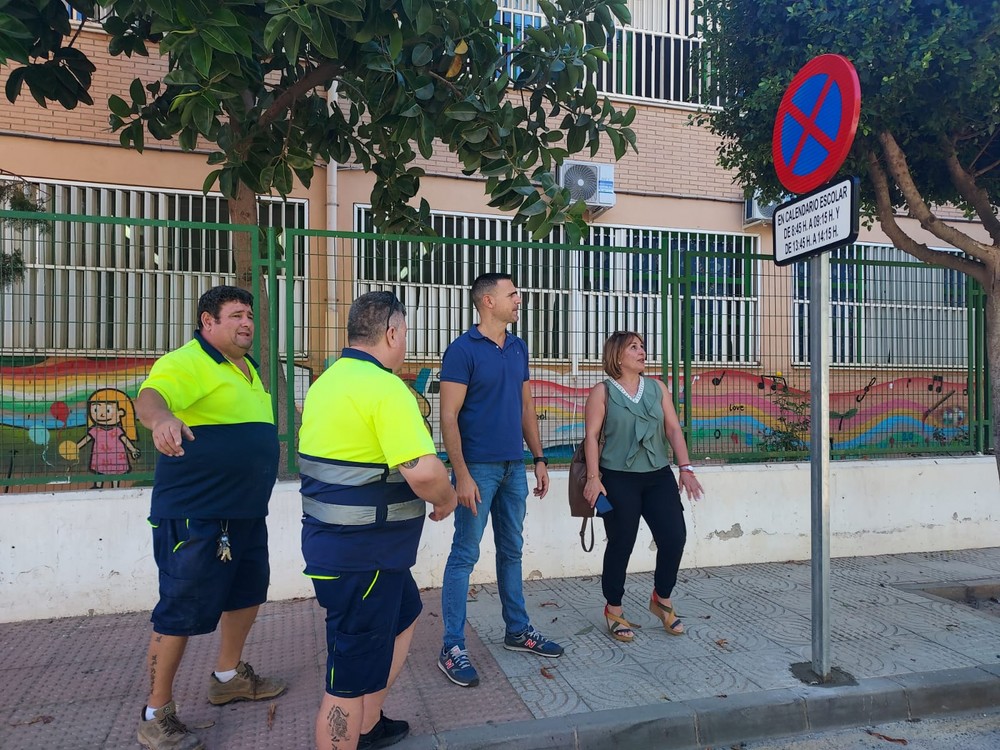 El Ayuntamiento de La Mojonera incrementa la seguridad en los entornos escolares
