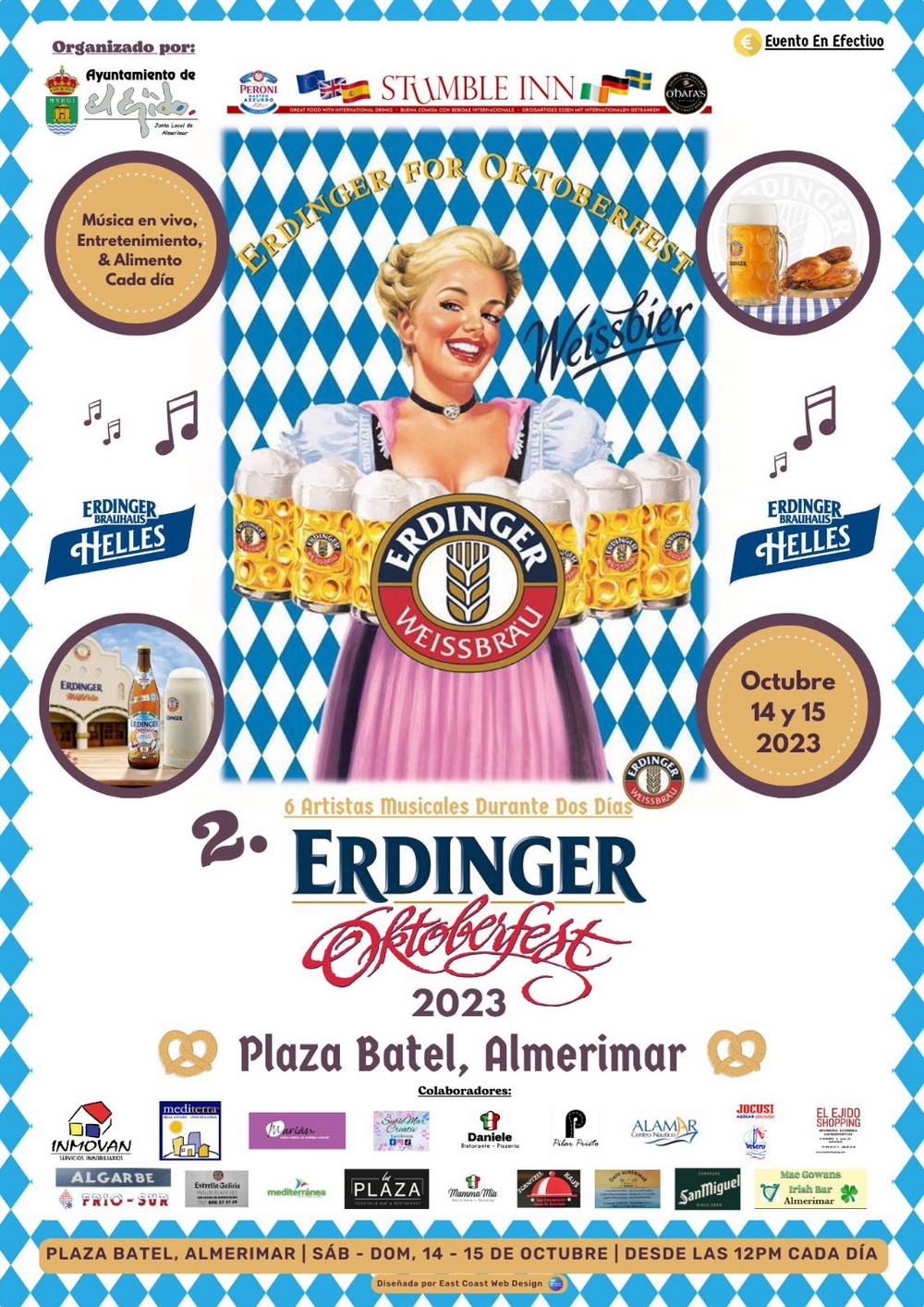 La fiesta del Oktoberfest llega este fin de semana a Almerimar con una ‘explosión’ de música, gastronomía y tradiciones germanas