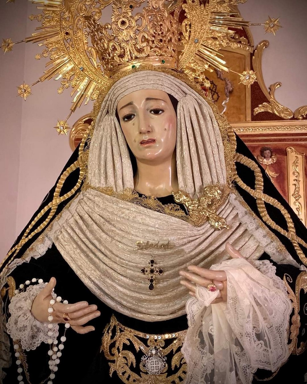 Dalías dedica una plaza a la Virgen de la Soledad