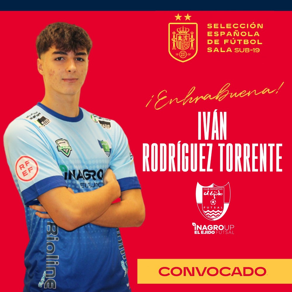 El juvenil del Inagroup Iván Rodríguez, convocado con la selección española Sub-19