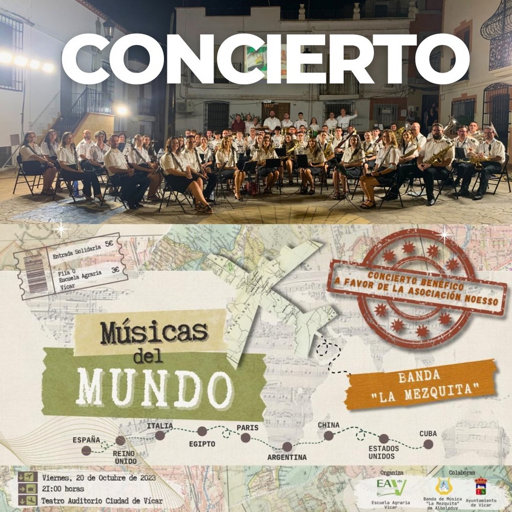 La banda 'La Mezquita', protagoniza un concierto a favor de la asociación Noesso en Vícar