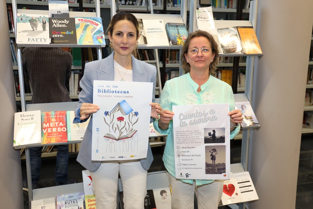 El Ejido se suma a la celebración del Día de las Bibliotecas con lectura de manifiesto, visitas de escolares y sesión de cuentos