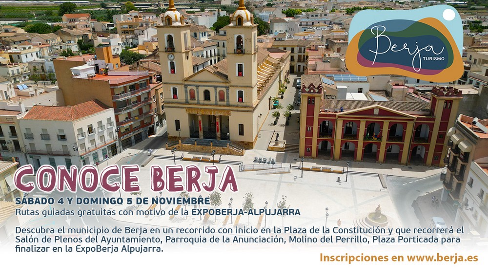Berja propone rutas guiadas para conocer la ciudad coincidiendo con la ExpoBerja Alpujarra