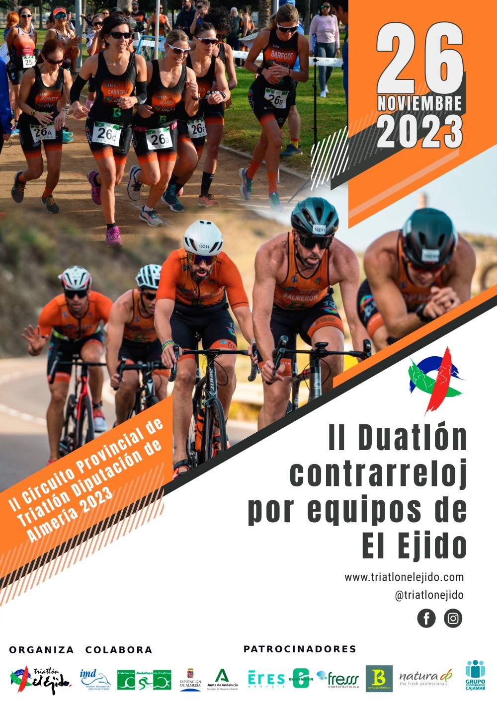 Ya está en marcha el II Duatlón Contrarreloj por Equipos de El Ejido