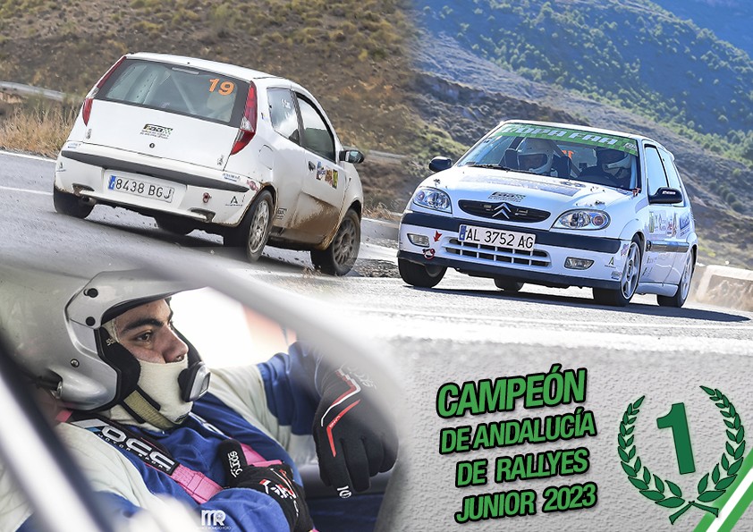 Fernando Cruz se proclama Campeón de Andalucía de Rallyes Junior
