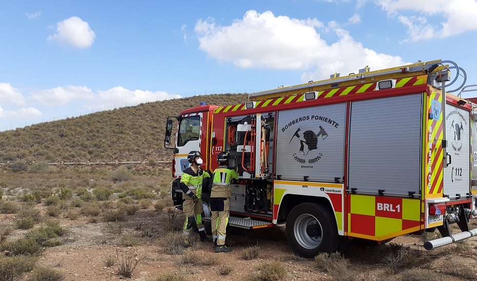 Un ciclista fallecido tras caer por un terraplén en Tierras de Almería
