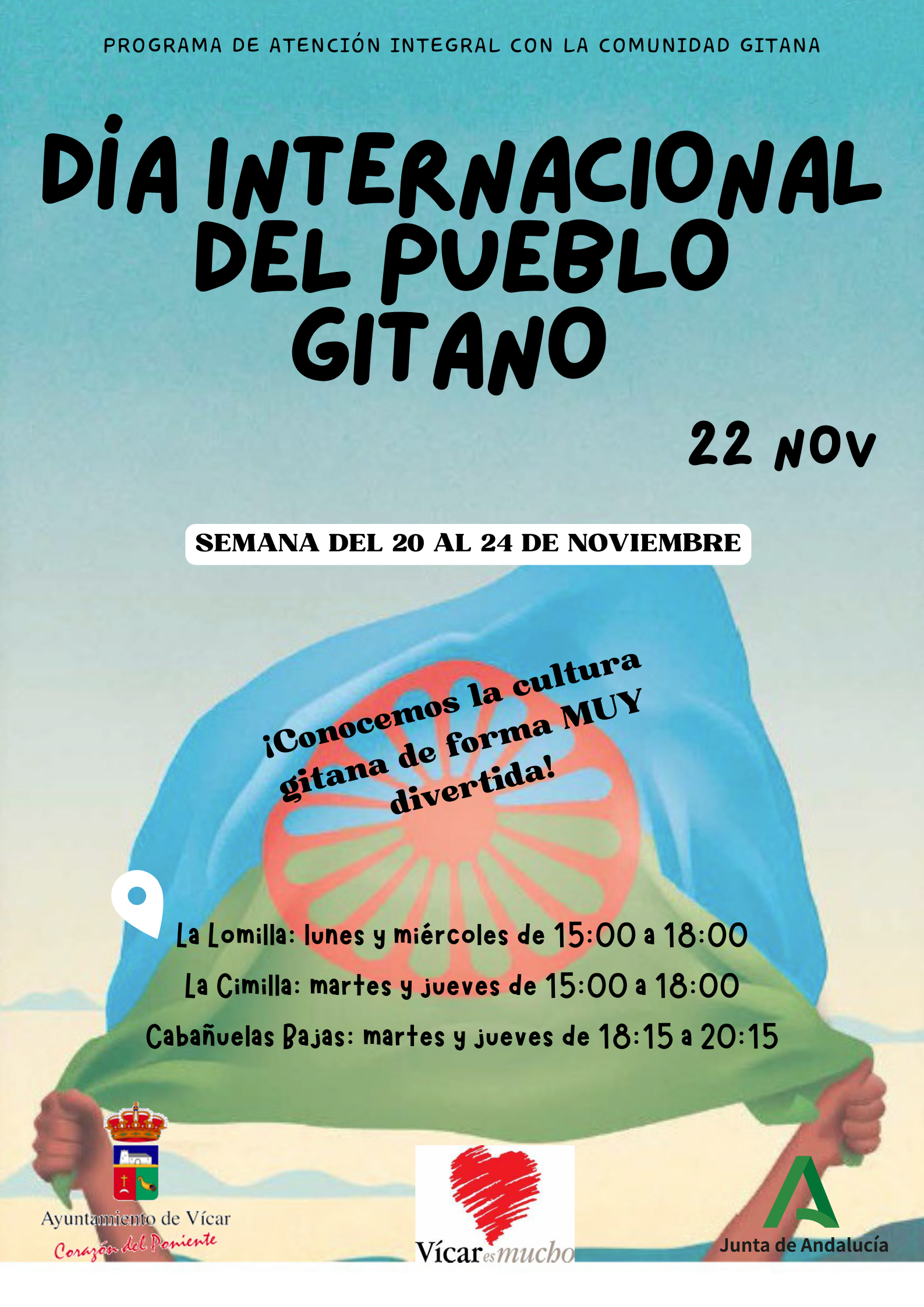 Vícar se suma un año más a la conmemoración del Día del Pueblo Gitano Andaluz