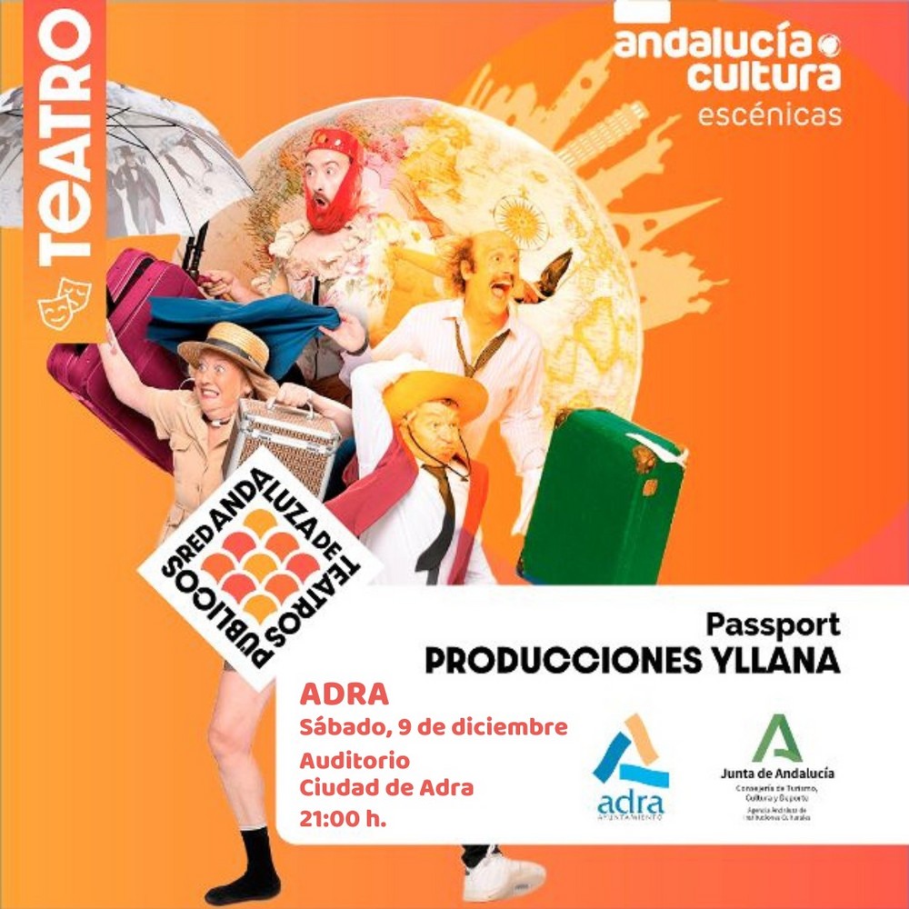 La compañía Yllana llega al Auditorio Ciudad de Adra el próximo 9 de diciembre con su obra ‘Passport’