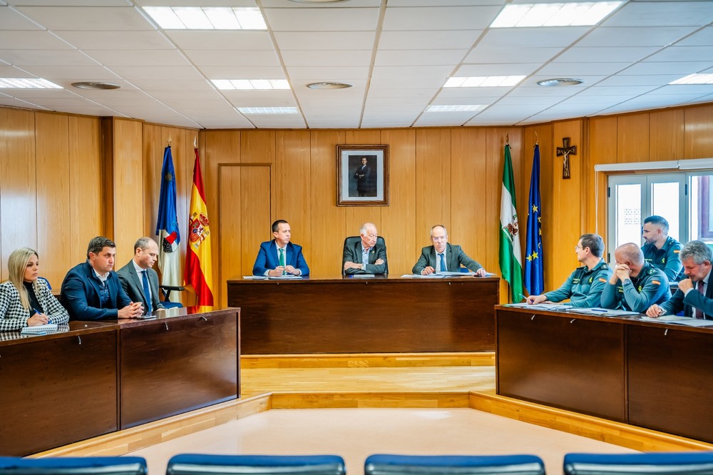 Reunión de la Junta Local de Seguridad en Roquetas de Mar