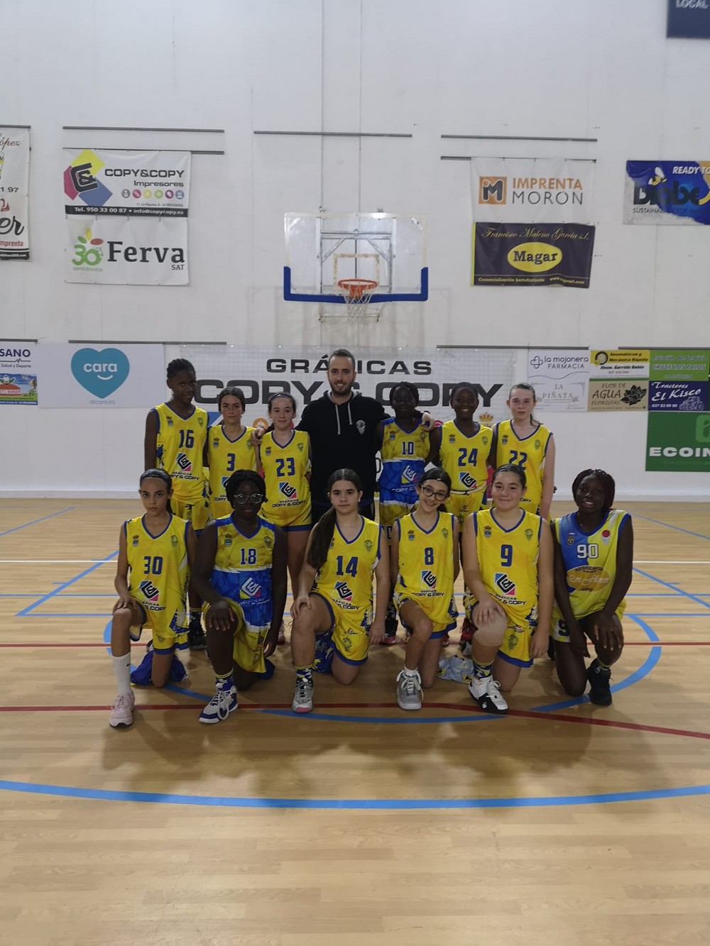 Gráficas Copy Copy CB La Mojonera infantil femenino termina la primera vuelta con buenas sensaciones