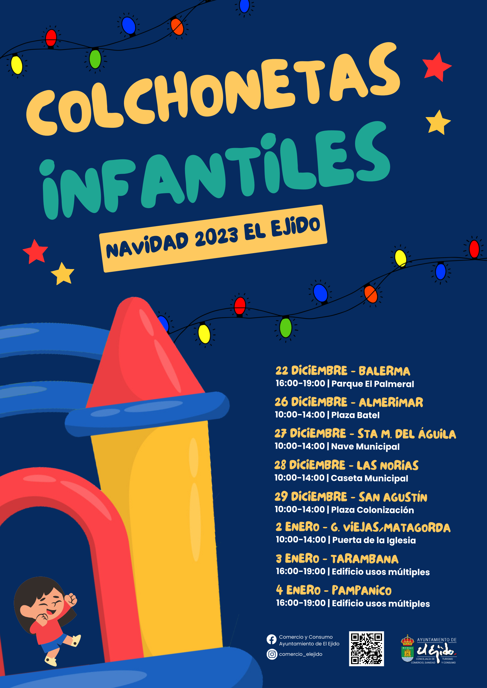 La Navidad llega a los núcleos de población con propuestas gratuitas lúdicas, infantiles, comerciales, culturales, deportivas y de convivencia