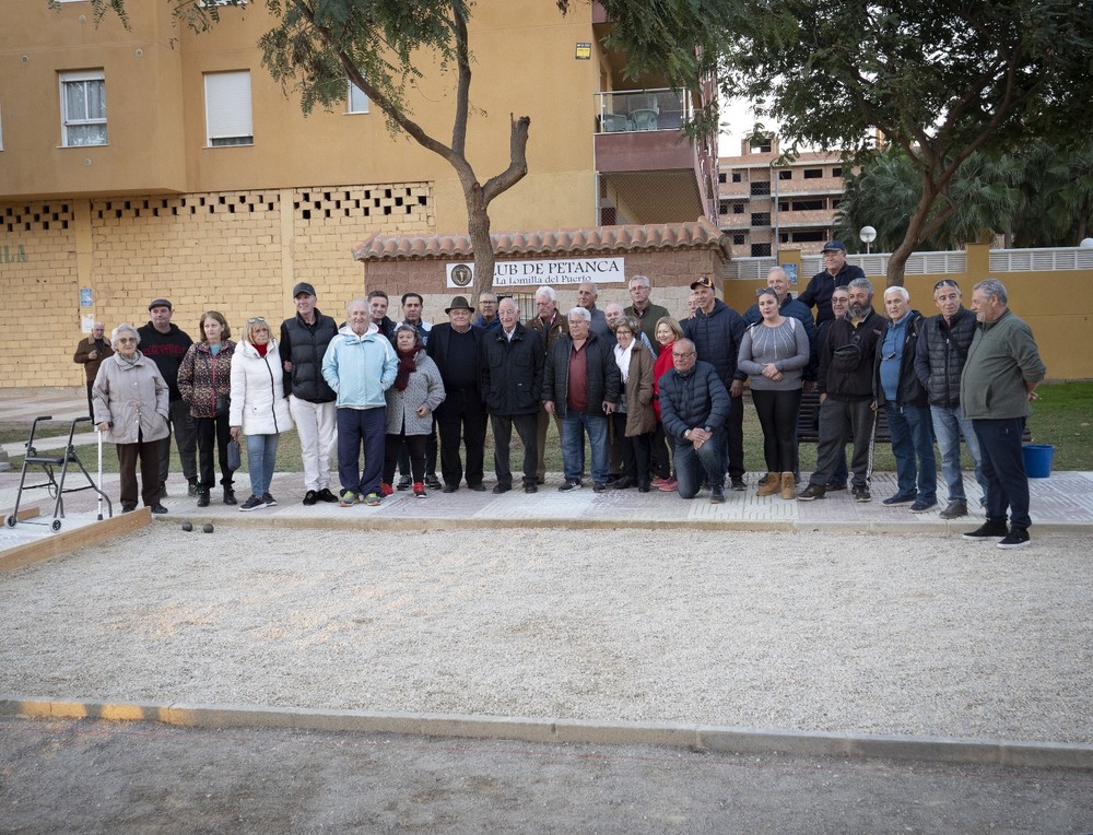 Las pistas de petanca de El Puerto remodeladas para acoger competiciones homologadas por la Federación