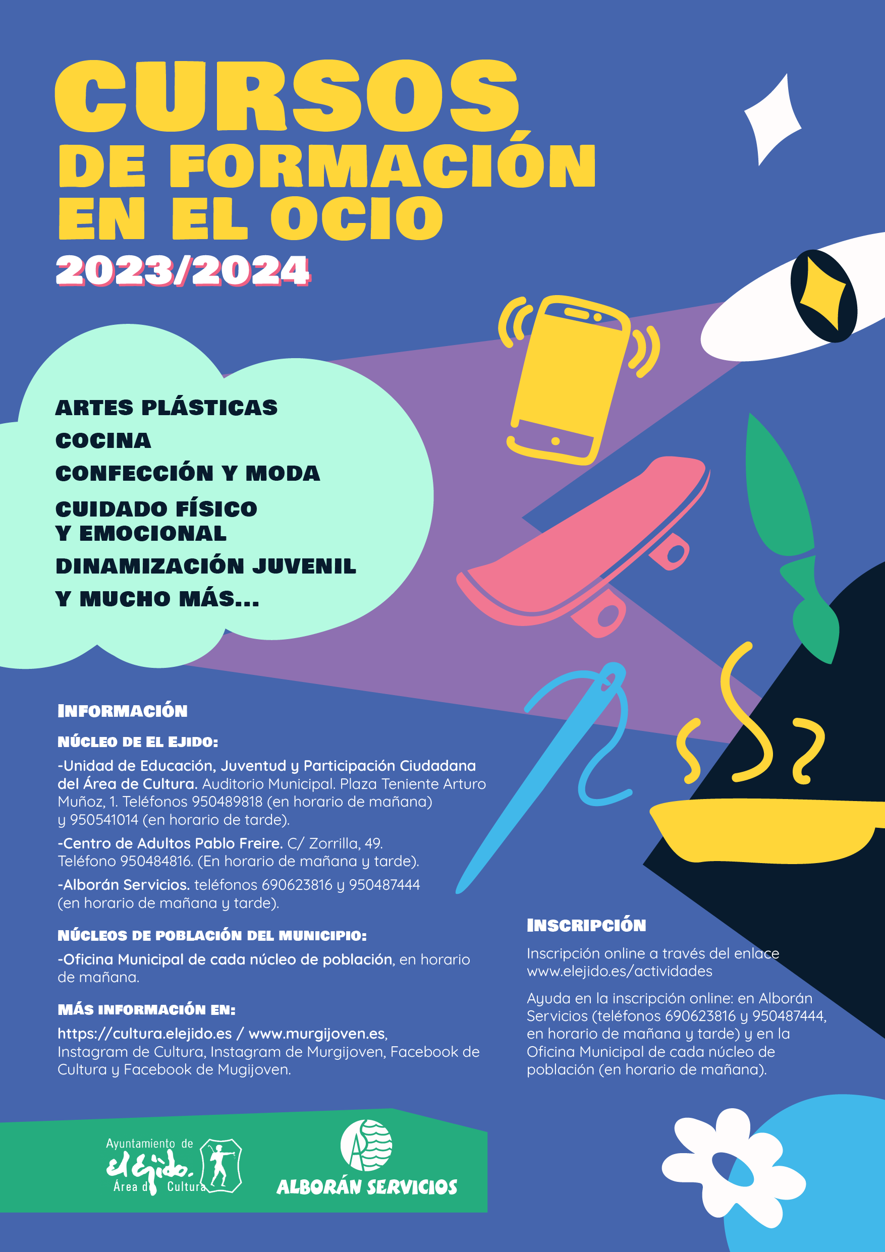 El año arranca con dos nuevos cursos de formación en el ocio impulsados por el área de Participación Ciudadana de El Ejido