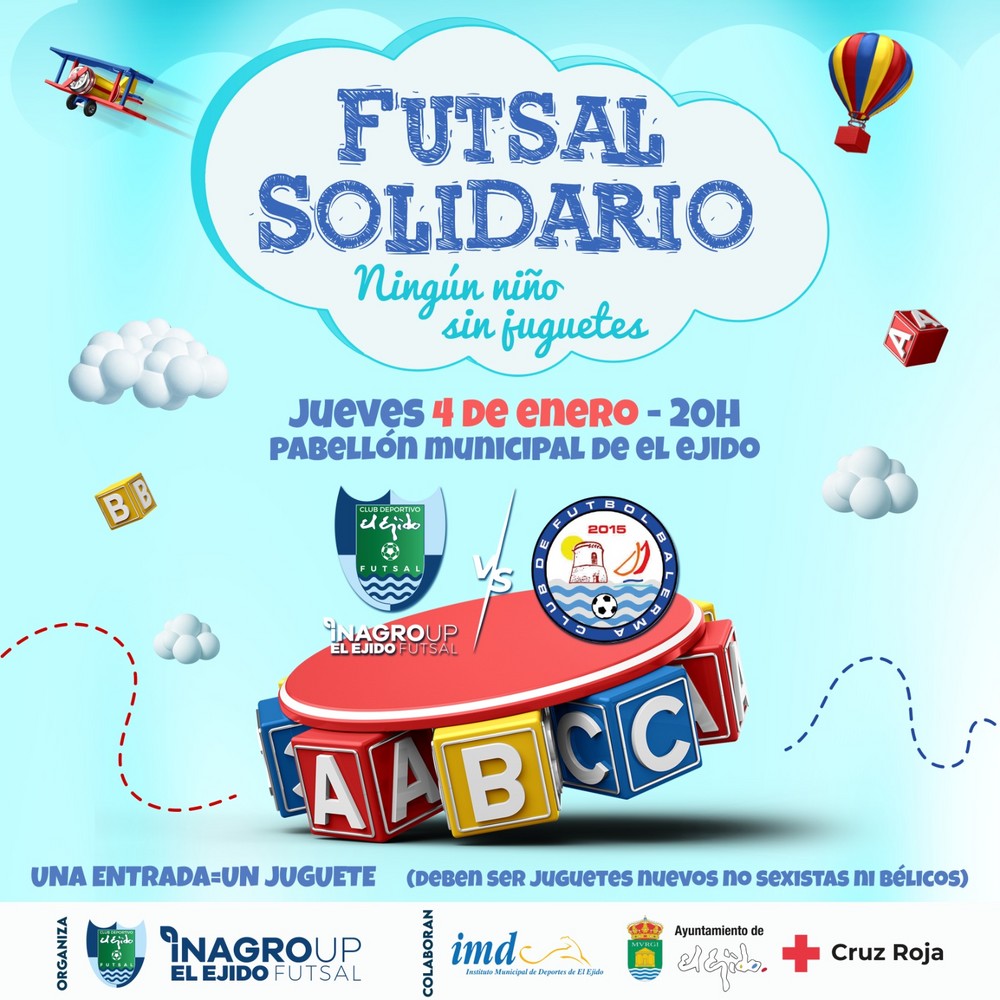 Inagroup El Ejido Futsal y CF Balerma juegan este jueves el partido de la ilusión