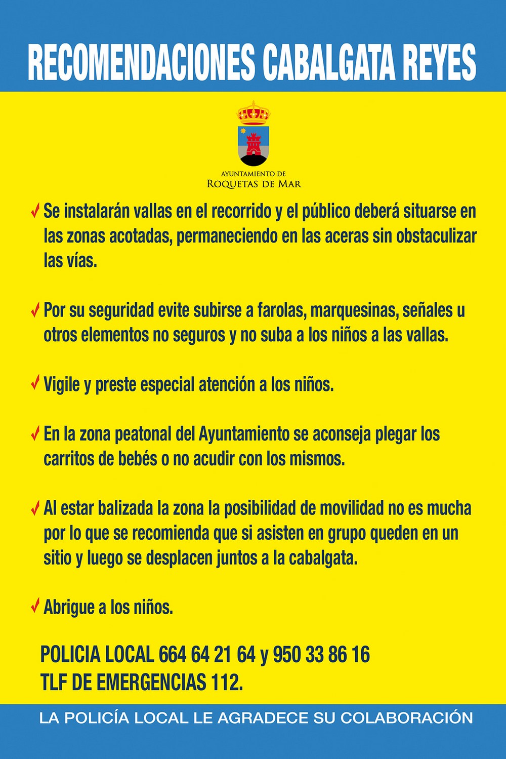 Roquetas de Mar está ya preparada para recibir a sus majestades los Reyes Magos de Oriente