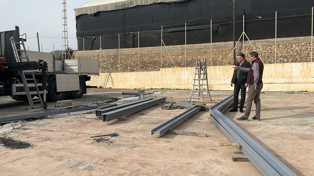 En marcha la construcción de una nave polivalente en el barrio Polideportivo de Berja