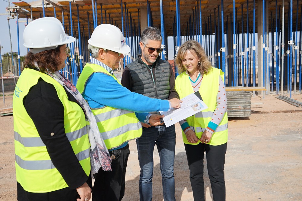 Avanzan a buen ritmo las obras de la guardería de Llanos de Vícar que estará lista el próximo curso