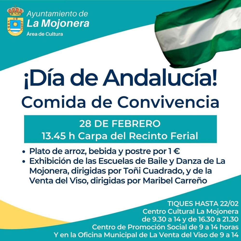 El Ayuntamiento de La Mojonera organiza una convivencia por el Día de Andalucía
