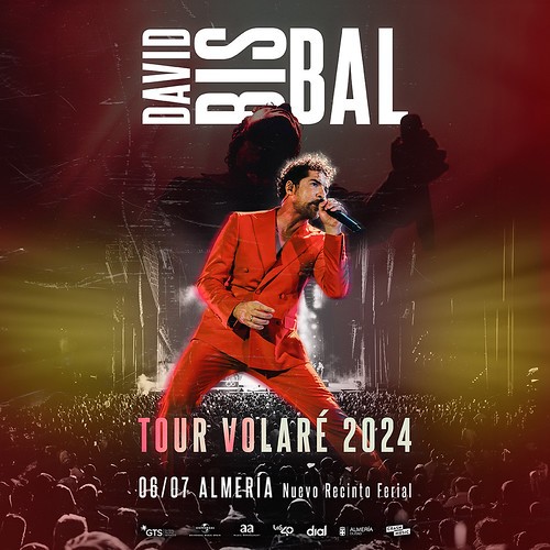 Este viernes comienza la preventa de entradas para el concierto de David Bisbal en Almería