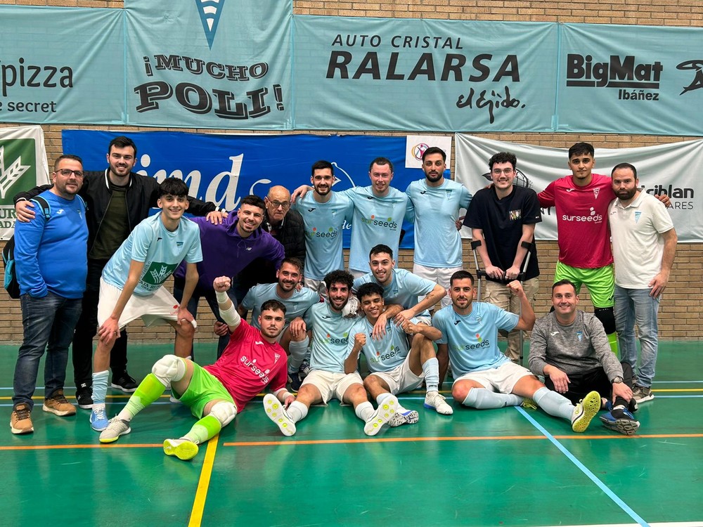 Quinta victoria consecutiva del Poli Ejido Futbol Sala, que sigue escalando en la tabla