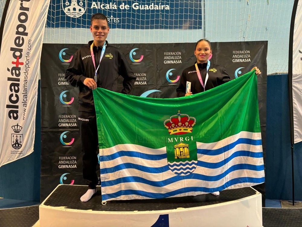 Acrobática El Ejido, plata en Acrosport 3 en el Campeonato andaluz base y escolar