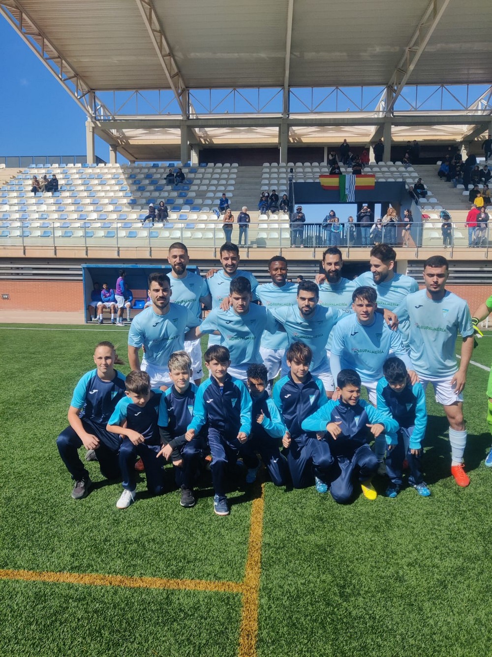 El Poli Ejido sigue soñando a lo grande y a pesar del viento se impone con claridad al CD Villa de Albox (2-0)