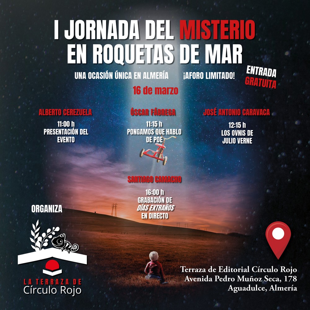 Círculo Rojo anuncia la ‘I Jornada del Misterio’ en Roquetas de Mar
