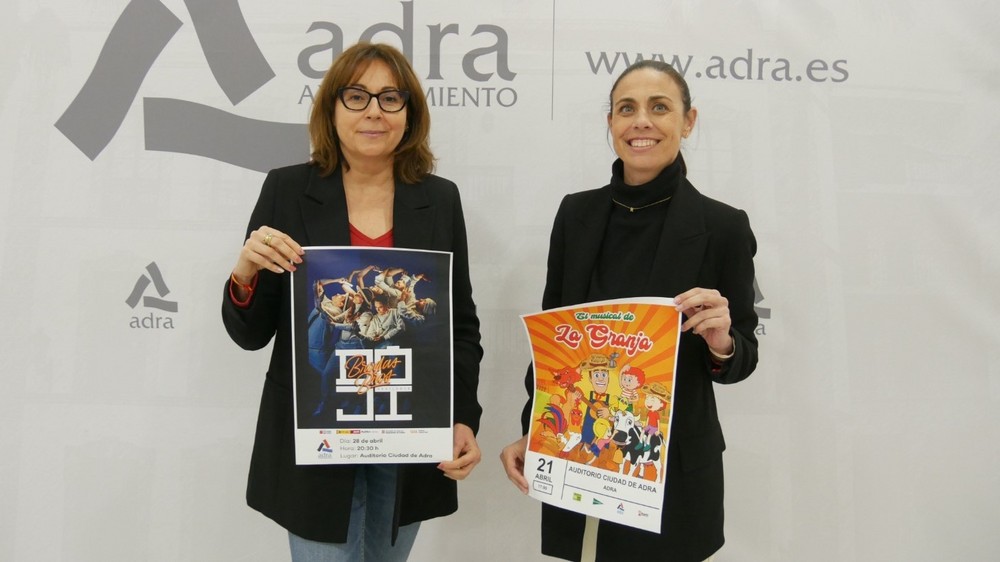 El Ayuntamiento de Adra presenta dos propuestas culturales de categoría para grandes y pequeños en abril