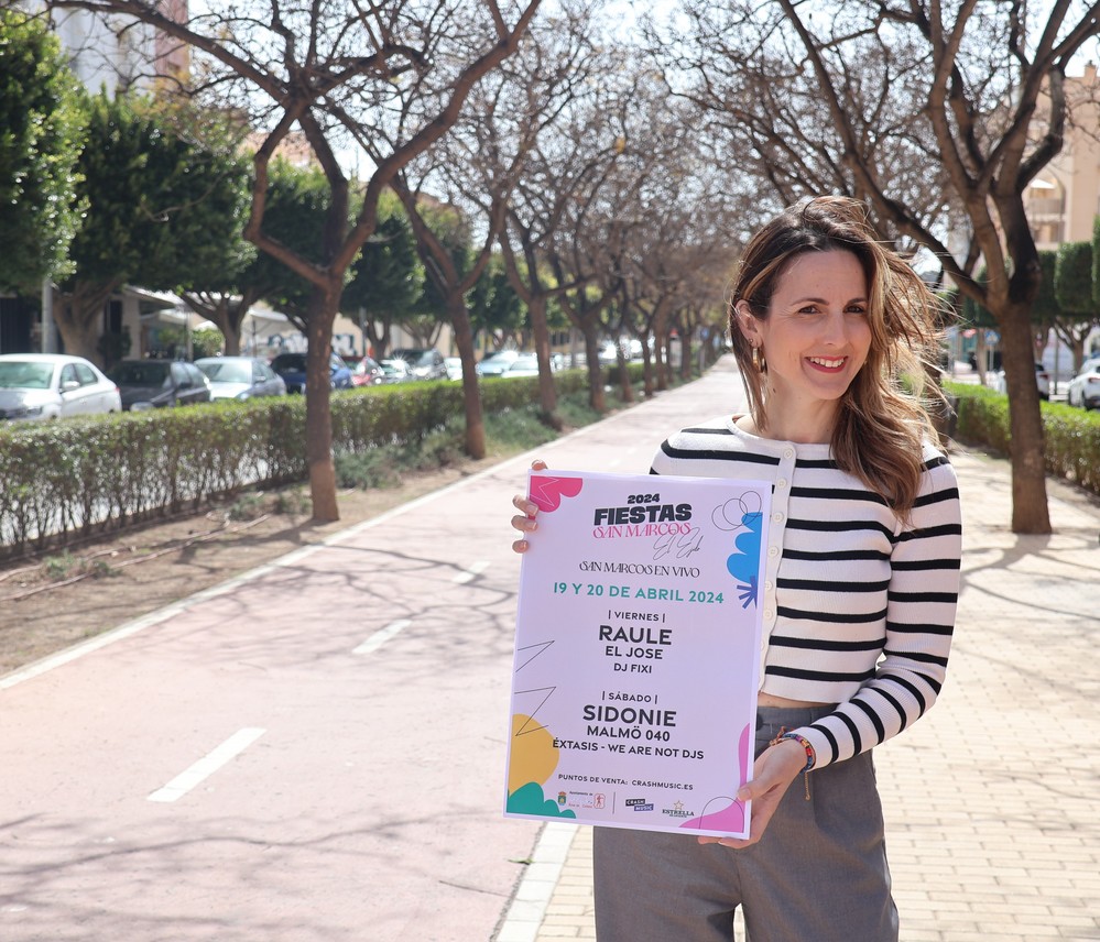 El festival ‘San Marcos en Vivo 2024’ hará vibrar a El Ejido con la mejor música de Sidonie y Raule