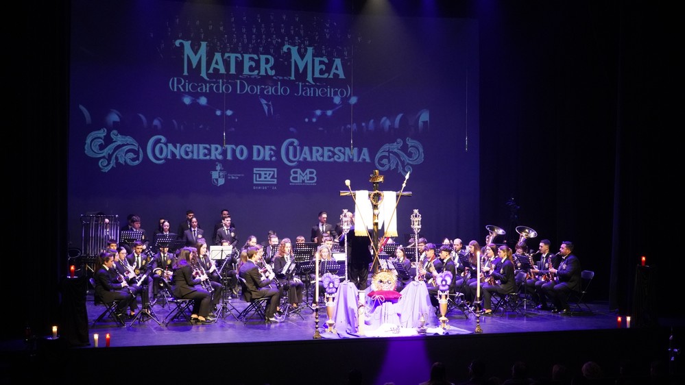 La Banda de Música de Berja y Dani de Baza se unen en un emotivo concierto de Cuaresma
