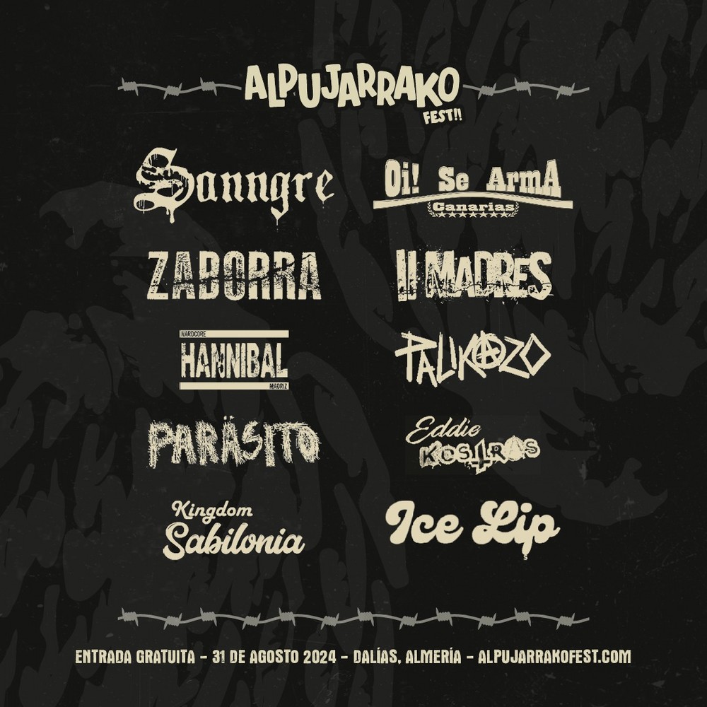 Nuevas bandas se unen al cartel para la VI edición del Alpujarrako Fest