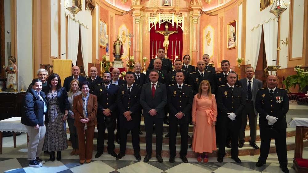 La Policía Local de Berja celebra el día de su patrón, San Tesifón