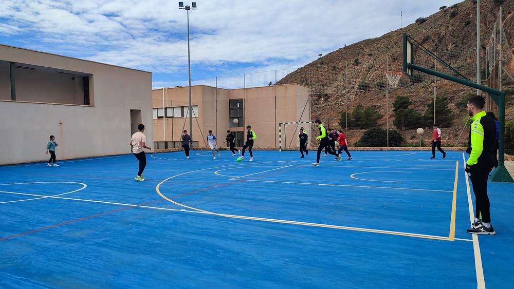El IES Ciudad de Dalías recibe la  visita de Inagroup El Ejido Futsal