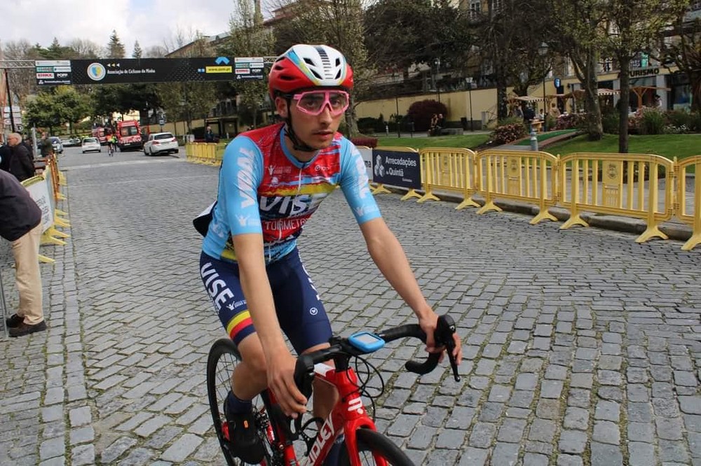 El ciclista ejidense Jesús Barrionuevo se estrena con el club ‘Bruno Neves’ compitiendo en Portugal