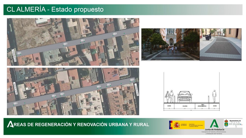 La Junta de Gobierno aprueba la adjudicación de las obras de regeneración y renovación urbana de la calle Almería
