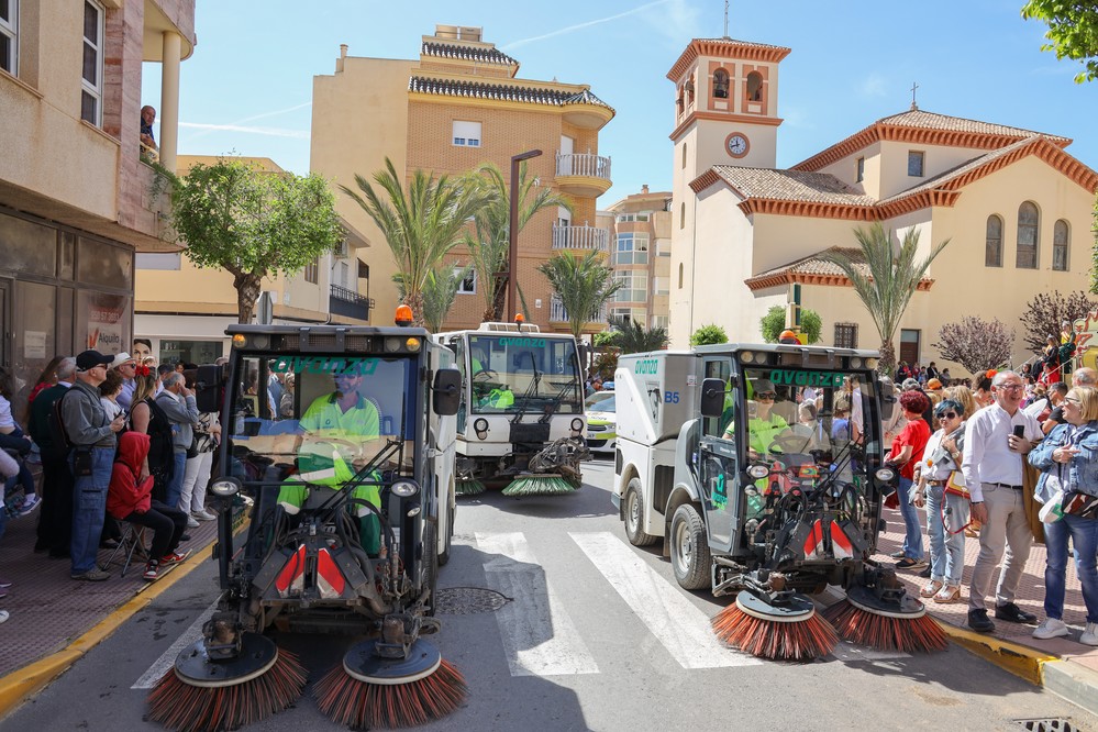 El Ayuntamiento de El Ejido refuerza el servicio de limpieza y recogida de residuos durante San Marcos