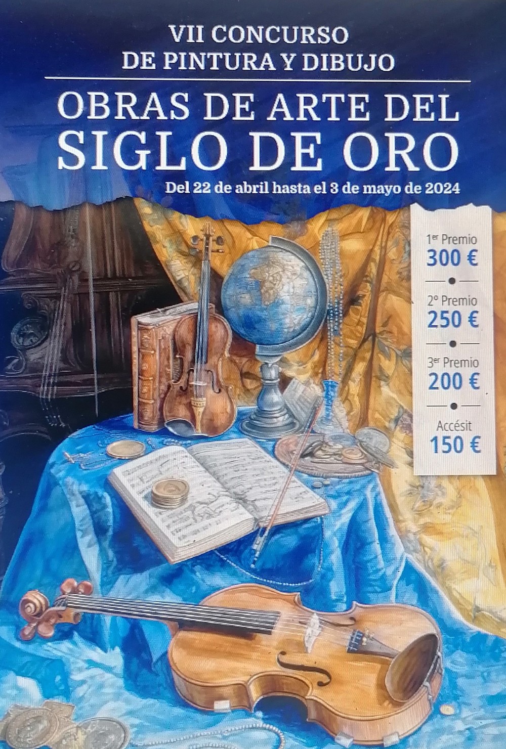 Abierto el plazo para el VII Concurso de pintura y dibujo ‘Obras de arte del Siglo de Oro’ que organiza Roquetas