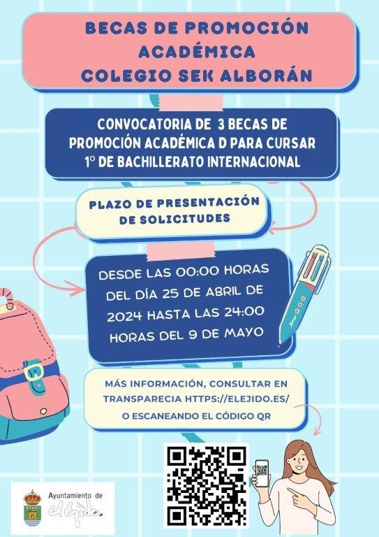 Abierto el plazo para solicitar una de las 3 becas para cursar Bachillerato Internacional en el Colegio SEK Alborán