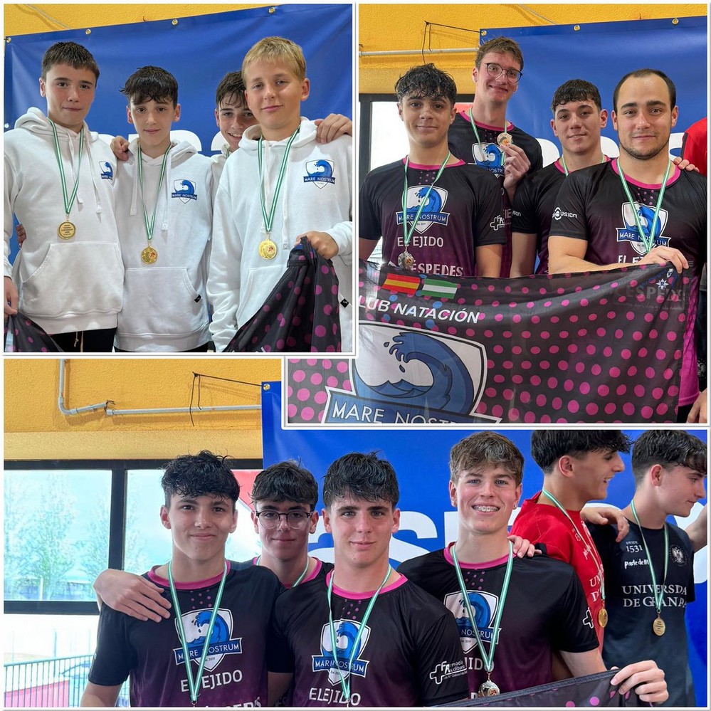 El equipo masculino del Mare Nostrum, segundo en el Trofeo del CN Jaén