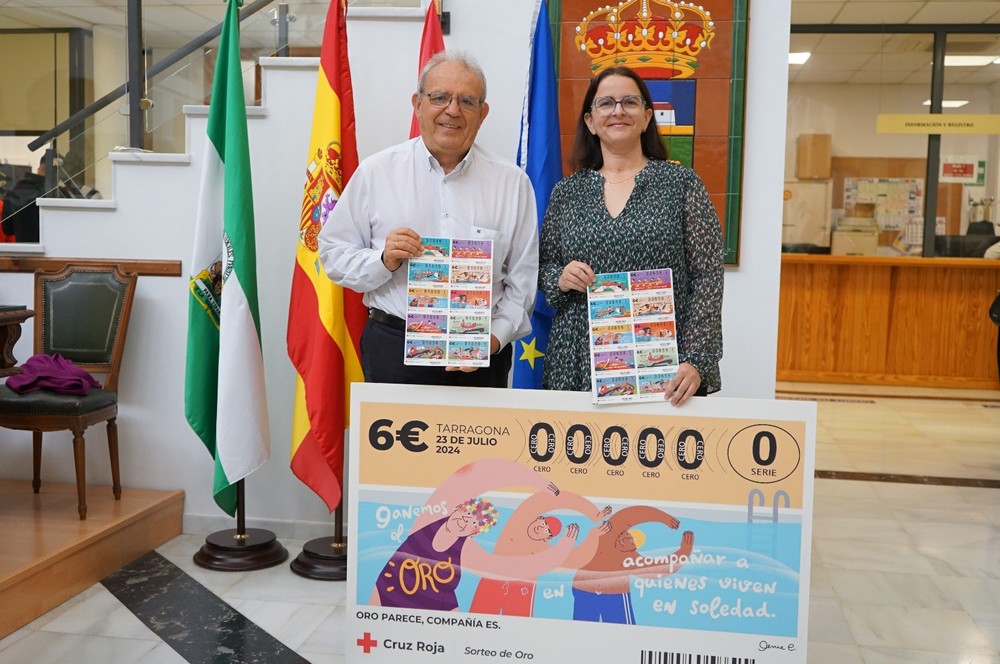 Vícar se une un año más al tradicional Sorteo de Oro de Cruz Roja