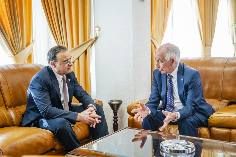 Amat se reúne con José Céspedes, nuevo rector de la Universidad de Almería