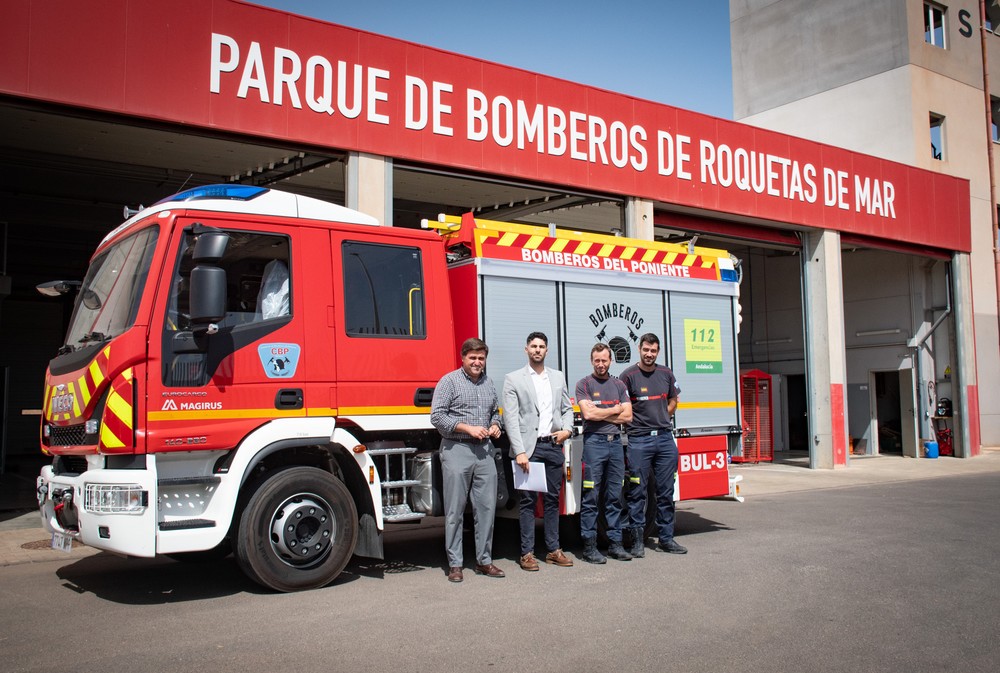 Bomba Urbana Ligera, así es el nuevo vehículo de los Bomberos del Poniente