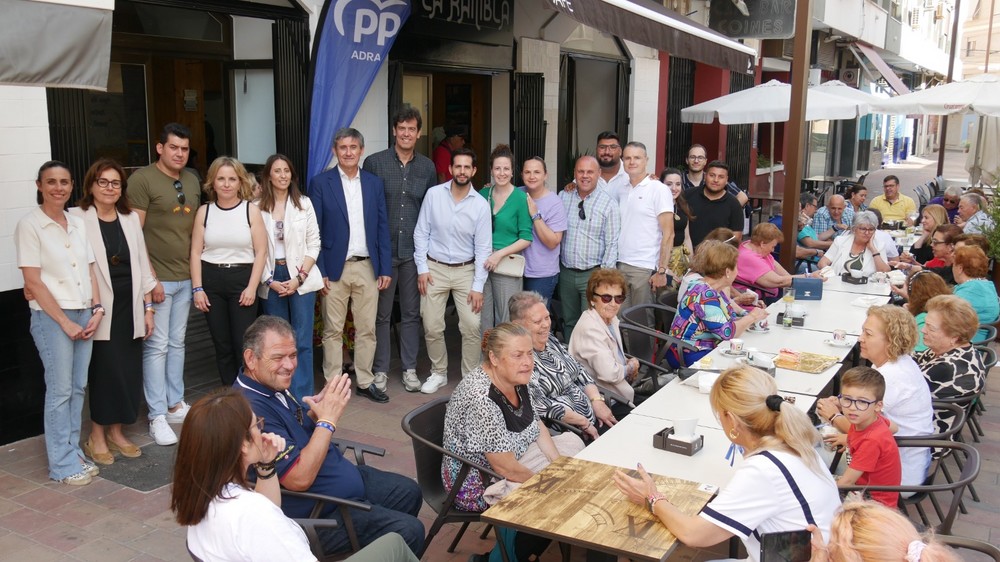 El PP de Adra pide el voto para la abderitana Carmen Crespo en los comicios europeos del 9J