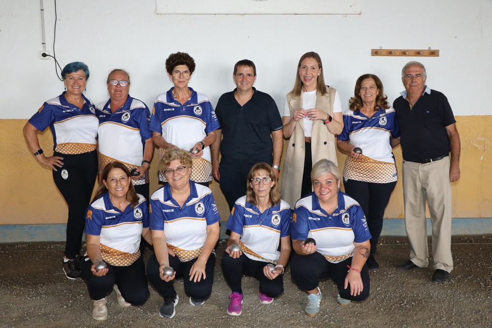  El Club de Petanca Santa María del Águila femenino, campeón de la liga provincial